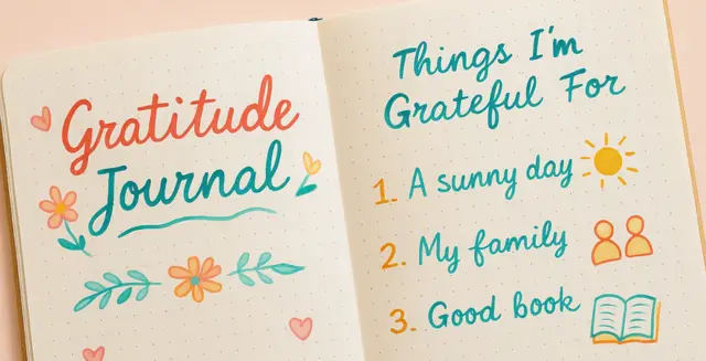 gratitude self-care journal
