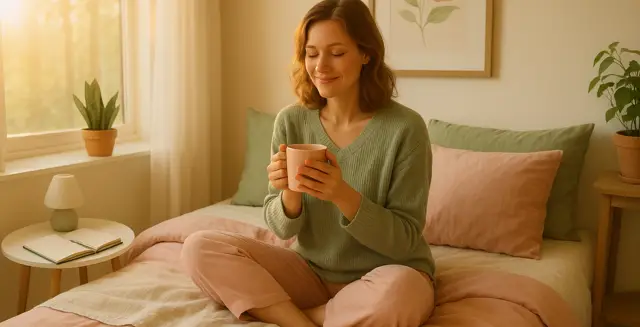 wake up gently in the morning