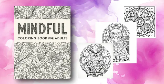 mindfulness coloring book for adults