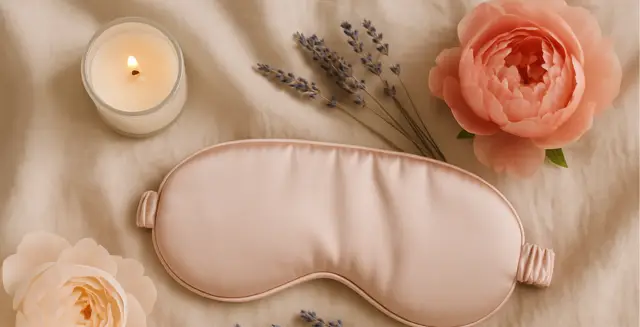 Silky sleep mask